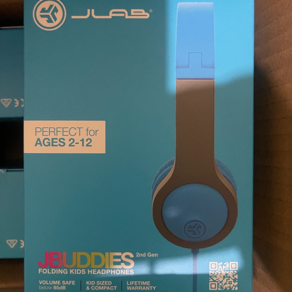 JLab JBuddies Blue Kids Headphones